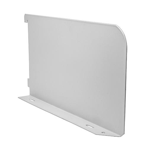 TIMCO Twin Slot Shelf End - White (250mm, Bag of 1)
