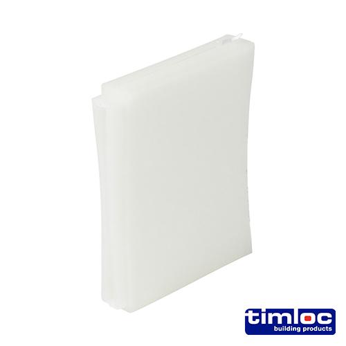TIMCO Timloc Cavity Wall Weep Extension - Clear - 1144 (50mm, Box of 50)