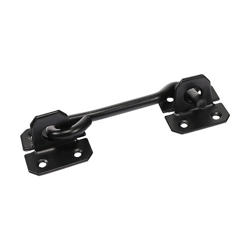 TIMCO Cabin Hooks - Wire Pattern - Black (6, Plain Bag of 1)