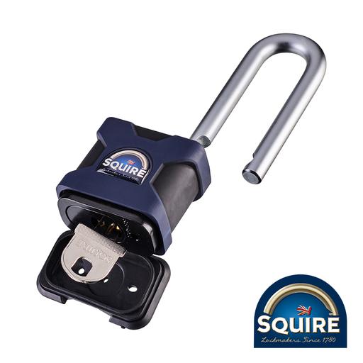 TIMCO Stronghold Padlock - 2.5 Long Shackle - Ss50P5/2.5 (50mm, Blister Pack of 1)