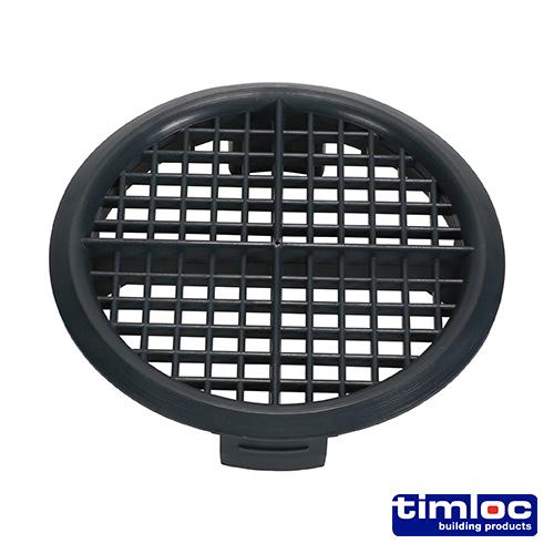 TIMCO Timloc Push-In Soffit Vent - Grey - 1139 (70mm, Bag of 10)