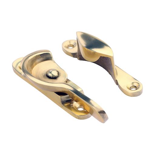TIMCO Fitch Pattern Sash Fastener - Polished Brass (68 x 14, TIMpac of 1)