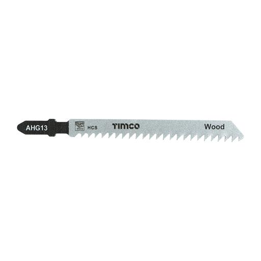 TIMCO Jigsaw Blades - Wood Cutting - Hcs Blades - T111C (Pack of 5)