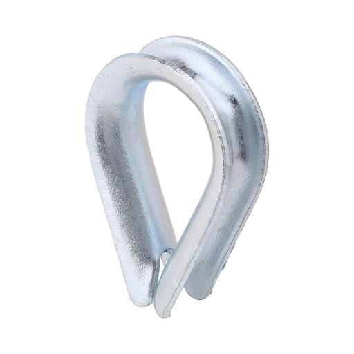 TIMCO Wire Rope Thimbles - Zinc (4mm, Bag of 20)