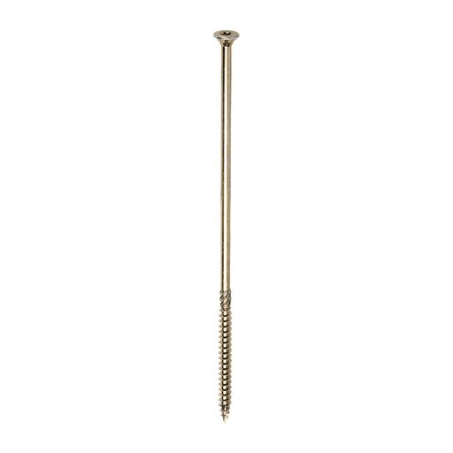 TIMCO C2 Clamp-Fix - TX - Double Countersunk With Ribs - Twin-Cut - Yellow (8.0 x 250, Box of 50)