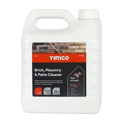 TIMCO Brick, Masonry & Patio Cleaner (4L, Bottle of 1)
