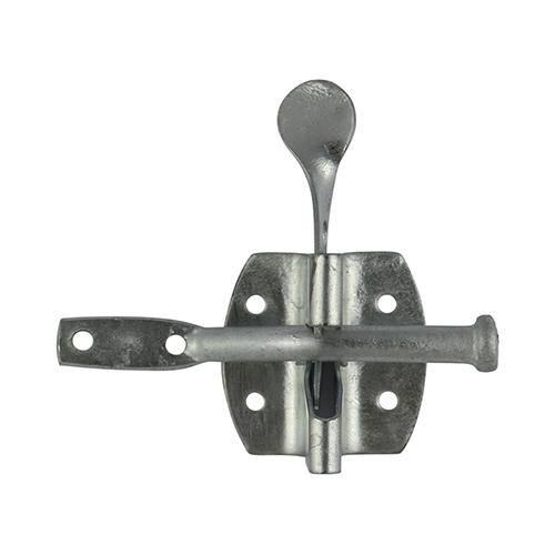 TIMCO Automatic Gate Latch - Hot Dipped Galvanised (2, Plain Bag of 1)