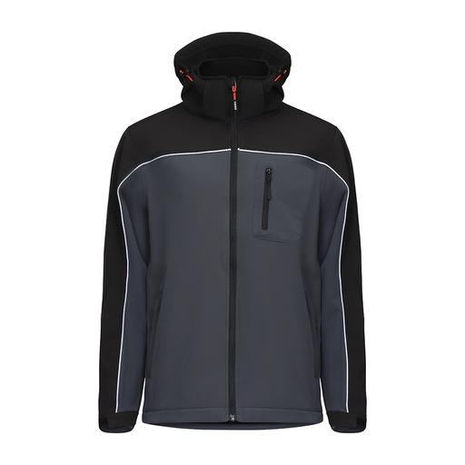 TIMCO Soft Shell Jacket - Grey/Black (X Large, Bag of 1)