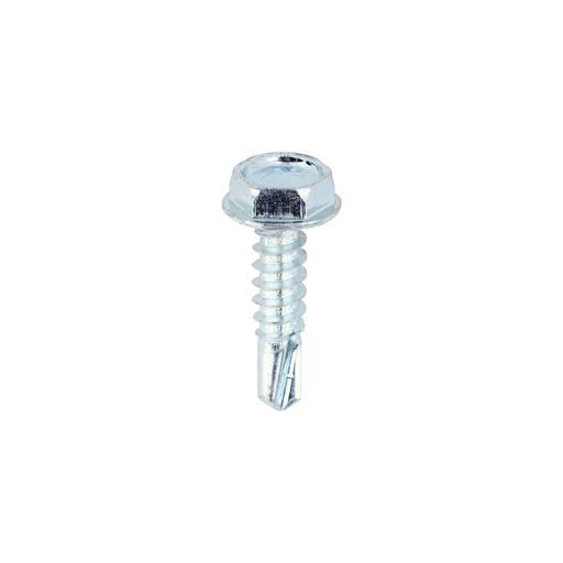 TIMCO Metal Construction Light Section Screws - Hex - Self-Drilling - Zinc (10 x 3/4, Box of 1000)