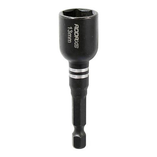 TIMCO Impact Magnetic Socket Driver (13mm x 65, Blister Pack of 1)