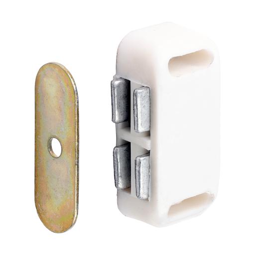 TIMCO Magnetic Catches - White (4kg, Bag of 100)