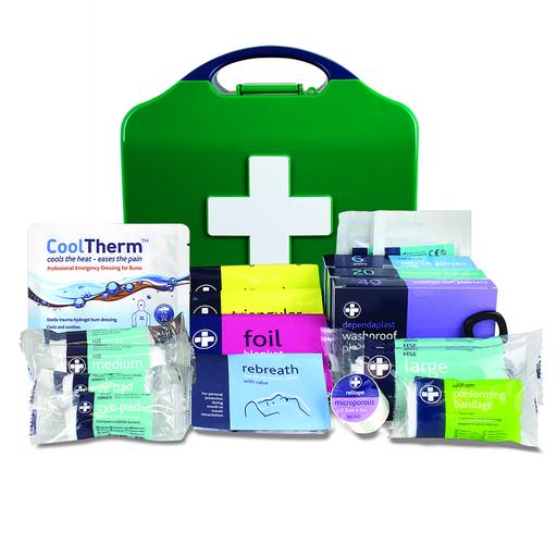 TIMCO Workplace First Aid Kit - British Standard Compliant (Small, Case of 1)