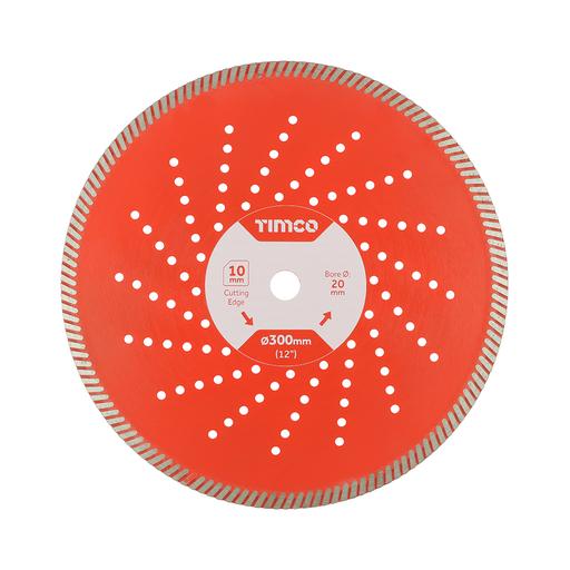 TIMCO Premium Diamond Blade - Turbo Continuous (300 x 20, Box of 1)