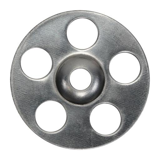 TIMCO Metal Insulation Discs - Stainless Steel (36mm, Box of 100)