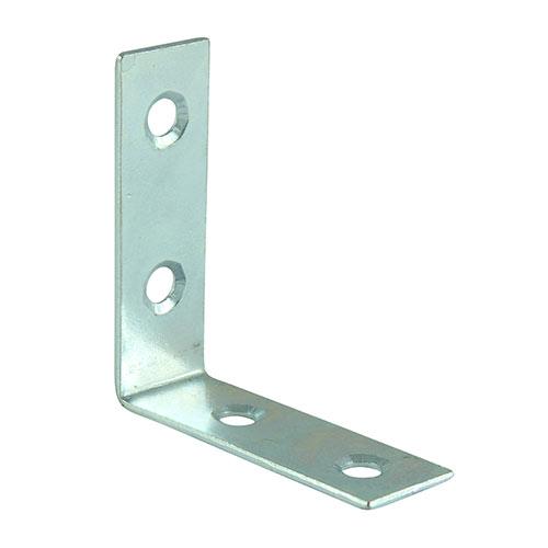 TIMCO Corner Braces - Zinc (25 x 25 x 16, Box of 50)