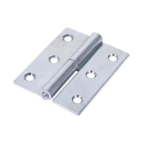 TIMCO Lift Off Hinge (457) - Left Hand - Zinc (75 x 62, Plain Bag of 1)