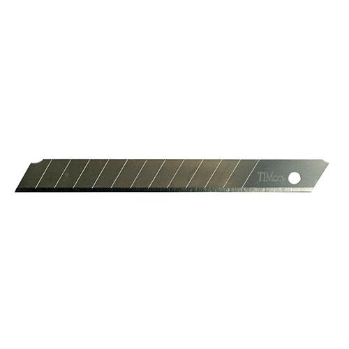 TIMCO Snap Off Utility Knife Blades (80 x 9 x 0.6, Backing Card of 10)