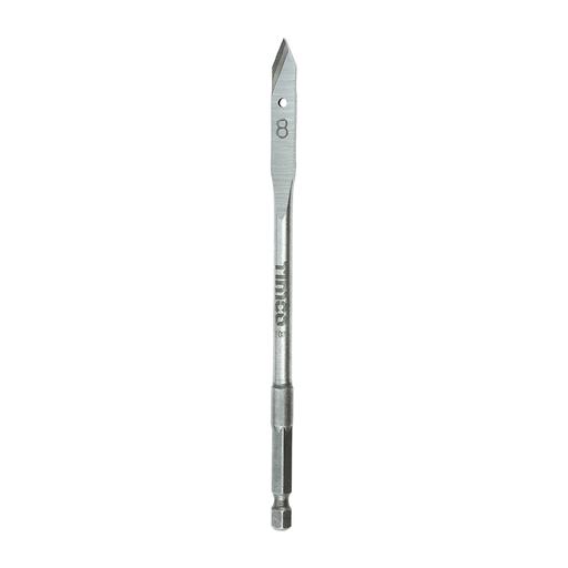 TIMCO Flat Wood Bit (8.0 x 152, Blister Pack of 1)