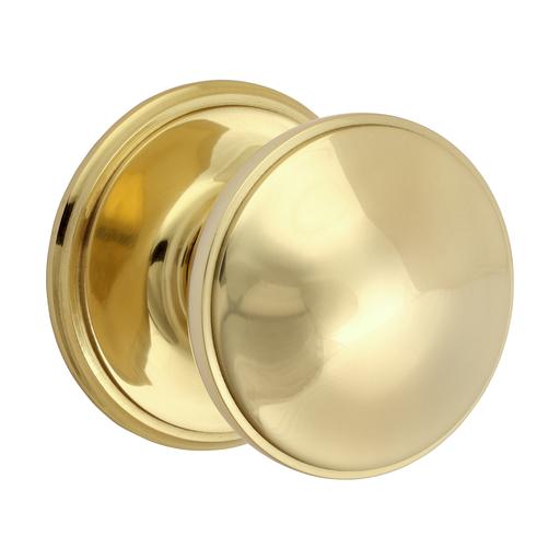 TIMCO Centre Door Knob - Polished Brass (66mm, Box of 1)