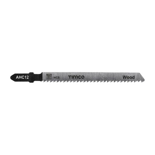 TIMCO Jigsaw Blades - Wood Cutting - Hcs Blades - T101B (Pack of 5)
