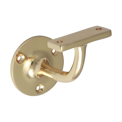 TIMCO Handrail Bracket - Electro Brass (64mm, Bag of 1)
