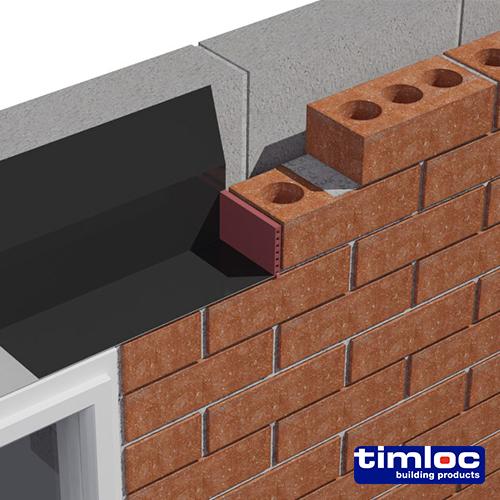 TIMCO Timloc Cavity Wall Weep Vent - Clear - 1143Cl (65 x 10 x 100, Box of 50)