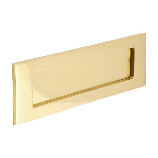TIMCO Victorian Letter Plate - Polished Brass (250 x 74, Box of 1)