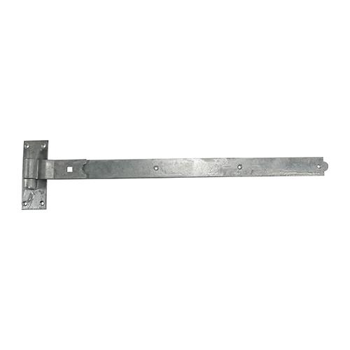 TIMCO Pair Of Cranked Band & Hook On Plates - Hot Dipped Galvanised (900mm, Plain Bag of 1)