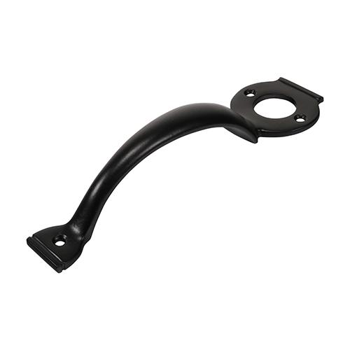 TIMCO Escutcheon Handle - Black (8, Plain Bag of 1)