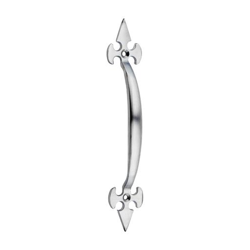 TIMCO Fleur De Lys Pull Handle - Satin Chrome (178mm, Bag of 1)