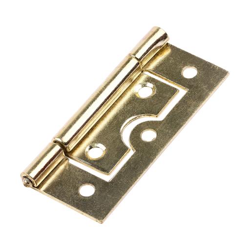 TIMCO Flush Hinge (105) - Electro Brass (63 x 37, Plain Bag of 1)