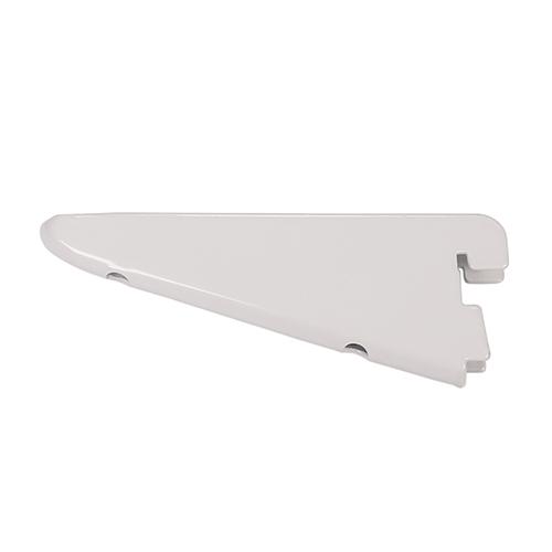 TIMCO Twin Slot Shelf Bracket - White (120mm, Unit of 1)