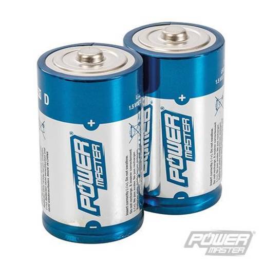 Powermaster  D-Type Super Alkaline Battery LR20 2pk