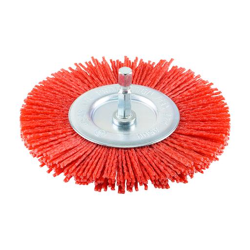 TIMCO Drill Wheel Brush - Nylon (100mm, Box of 1)