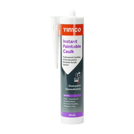 TIMCO Instant Paintable Caulk (300ml, Cartridge of 1)