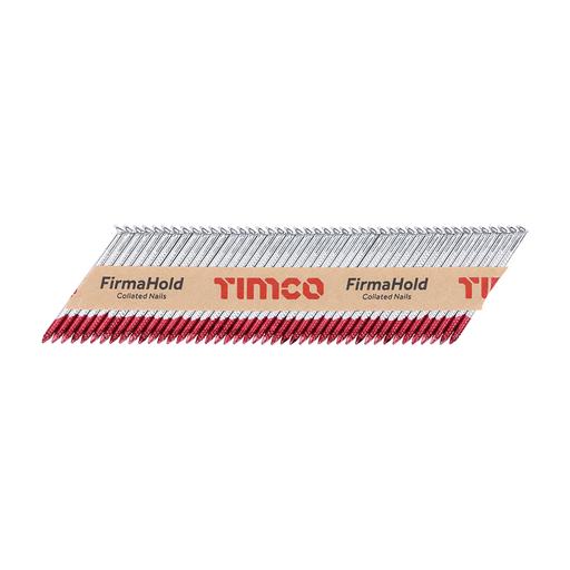 TIMCO Firmahold Collated Clipped Head Nails - Retail Pack - Ring Shank - Firmagalv (2.8 x 50, Box of 1100)