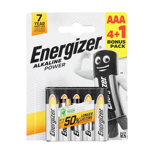 TIMCO Energizer Alkaline Power Battery (AAA, Pack of 5)