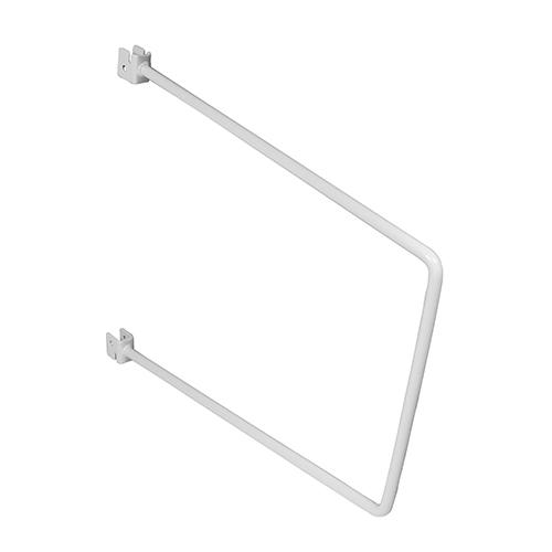 TIMCO Twin Slot Flexible Bookend - White (200mm, Bag of 1)