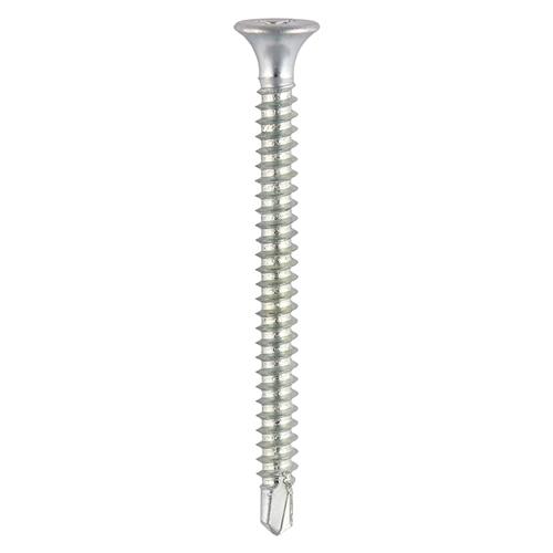TIMCO Cill Screws - Bugle - PH - Self-Tapping Thread - Self-Drilling Point - Zinc (4.2 x 55, Box of 500)