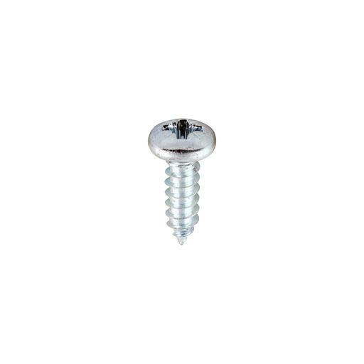 TIMCO Self-Tapping Screws - PZ - Pan - Zinc (8 x 1/2, Box of 200)