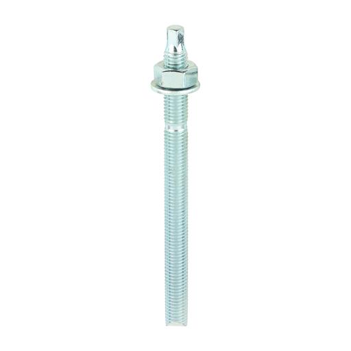 TIMCO Chemical Anchor Threaded Studs, Nuts & Washers - Zinc (M12 x 160, Box of 10)