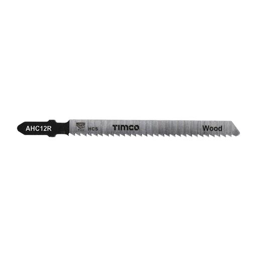 TIMCO Jigsaw Blades - Wood Cutting - Hcs Blades - T101Br (Pack of 5)