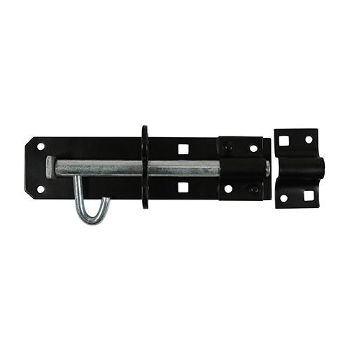 TIMCO Brenton Padbolt - Black (6, Plain Bag of 1)