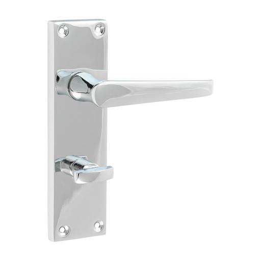 TIMCO Victorian Straight Bathroom Handles - Polished Chrome (152 x 43, Blister Pack of 1)