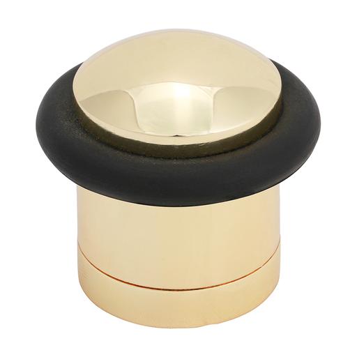 TIMCO Cylinder Door Stop - Polished Brass (41mm, TIMpac of 1)