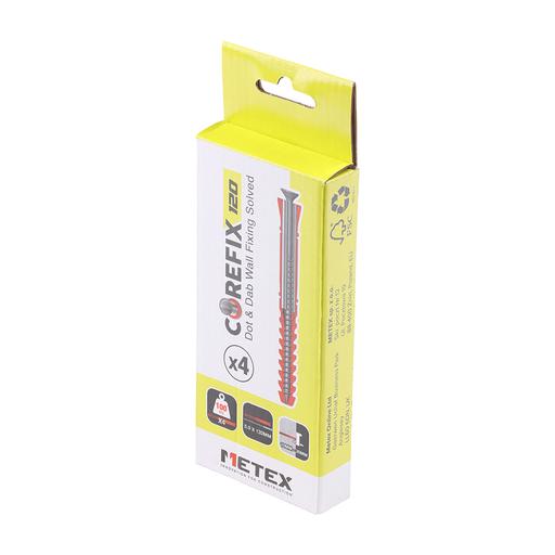 TIMCO Corefix 120 Dot & Dab Wall Fixing (5.0 x 120, Box of 4)