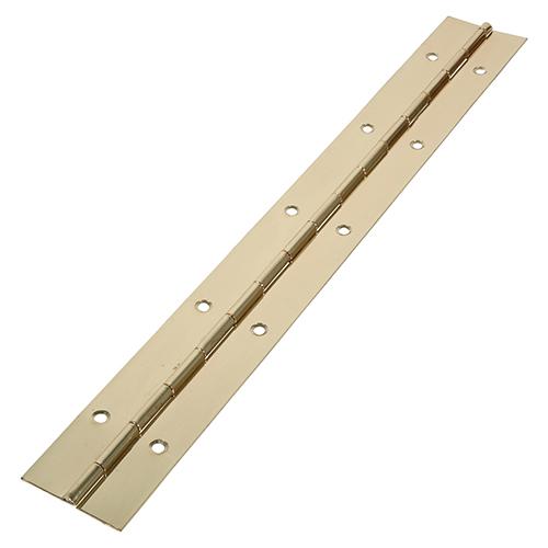 TIMCO Piano Hinge - Electro Brass (1800 x 38, Tube of 1)