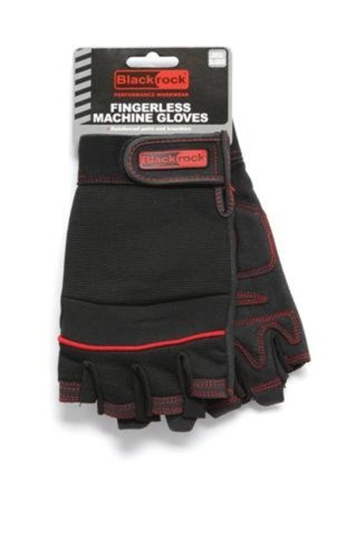 BlackRock Fingerless Machine Gloves