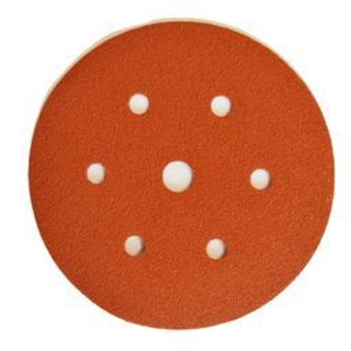 Starcke 120G Sanding Discs, 150 mm, 6+1 Holes, Velcro