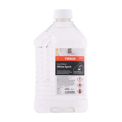 TIMCO Low Odour White Spirit (2L, Bottle of 1)
